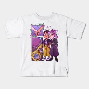 Lumity The owl house Skip time Fanart by Anshiehoop Kids T-Shirt